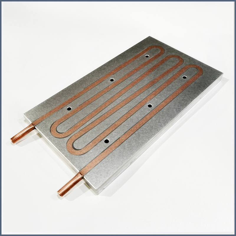 Rustproof IGBG Water Cold Plate , Anticorrosive Copper Pipe Heat Sink