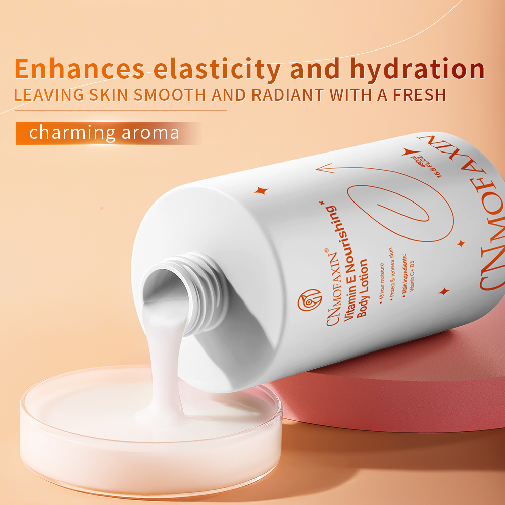 Black Skin Whitening Body Lotion Vitamin E Body Lotion 480ml Brightening Body Cream