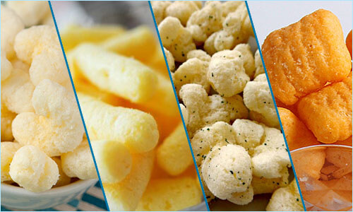 Double Screw Corn Puff Snack Food Extruder Machine Stainless Steel 11