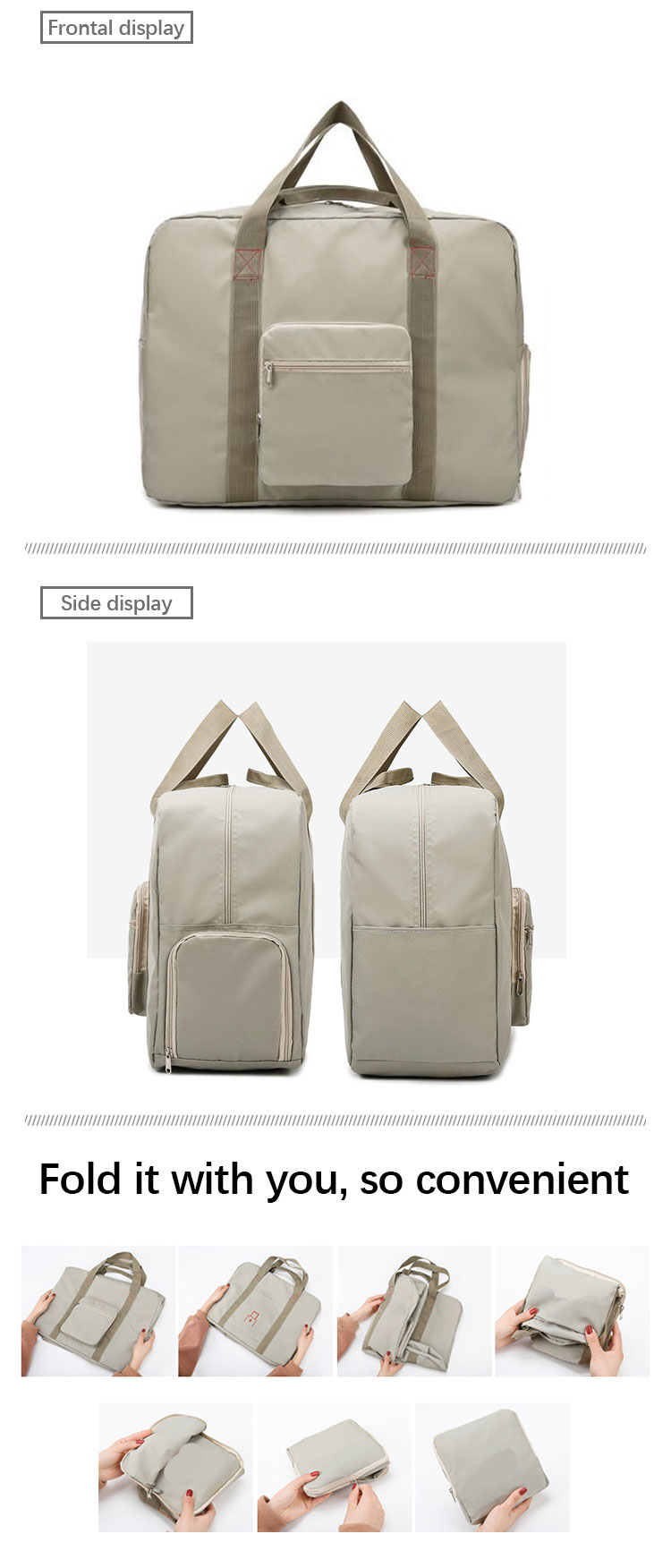 Customizable Expandable Dry Wet Gym Bags Womens Holdall Weekend Bag Waterproof