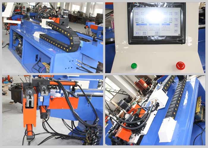 Custom Tube Pipe Bending Machine , PLC Control ss Pipe Bending Machine