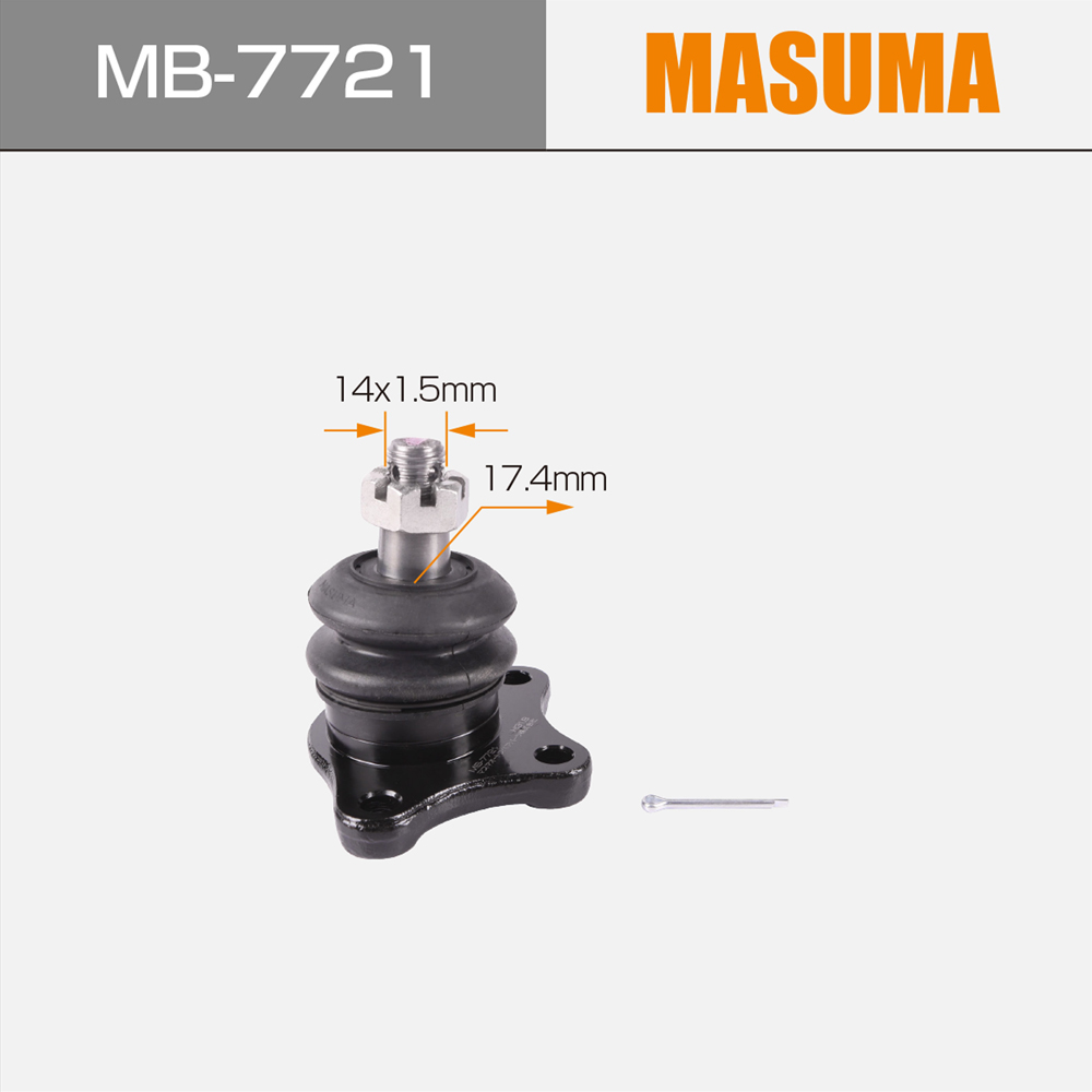 MB-7721 MASUMA Auto Suspension Systems Rear Ball Joint MB860829 MB860829 MB860830 for MITSUBISHI