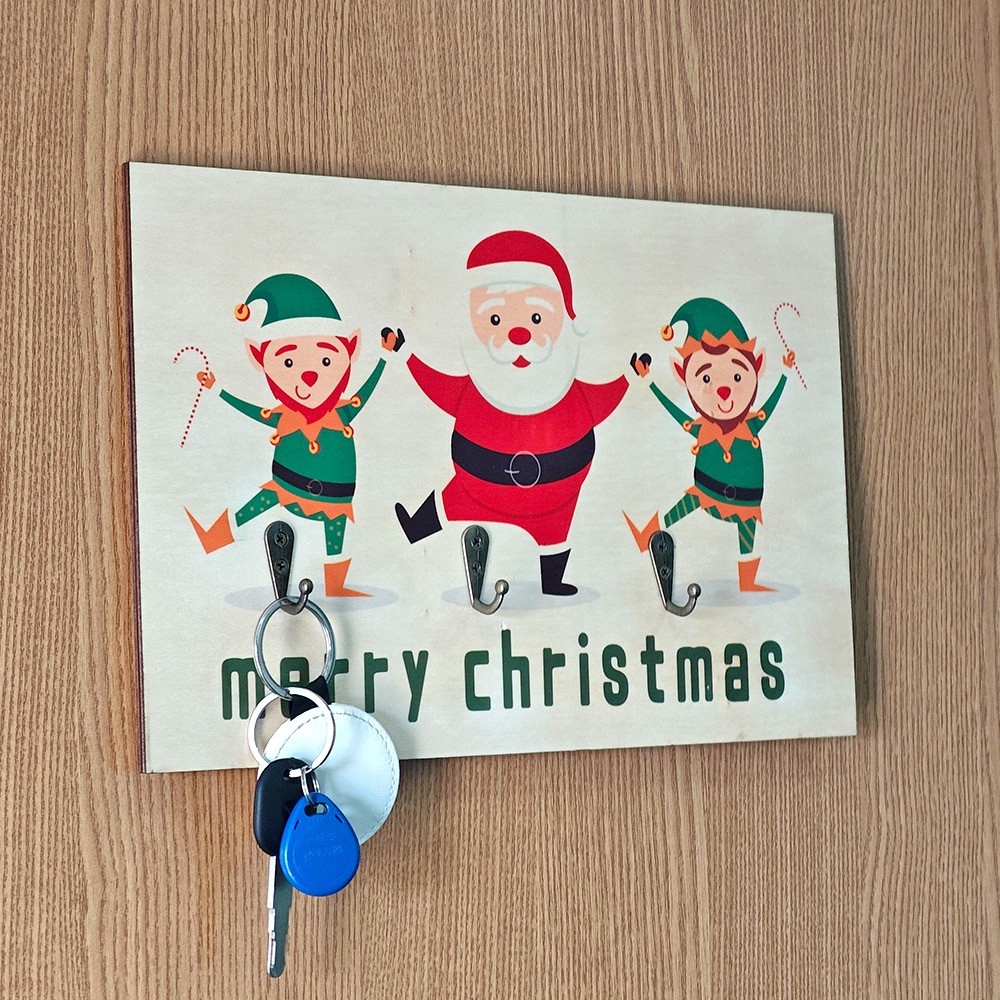 Customized Wall Mounted Key Hook Board Wood Blanks For Sublimation