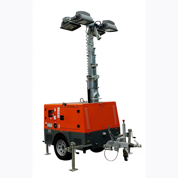 Mobile Diesel Light Tower For Mining Industrial 4kw Fitness Equipment Generator