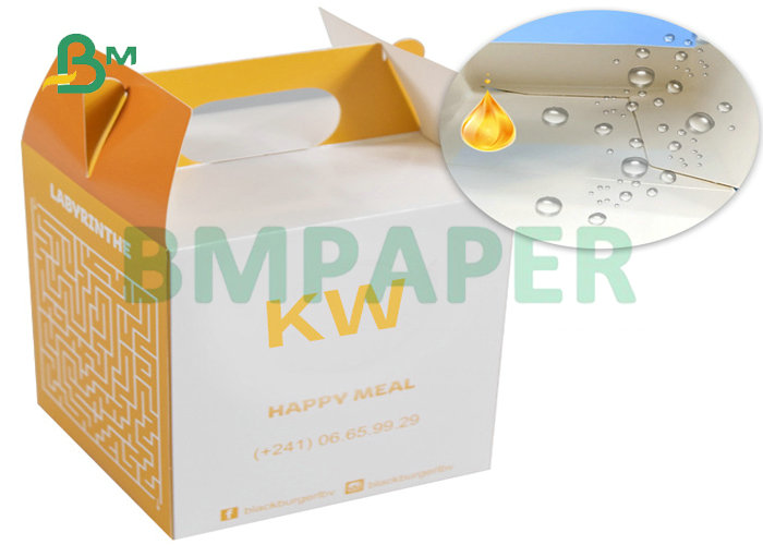 PE Coated Paper For Paper Plates 300gsm +18g PE In Roll 
