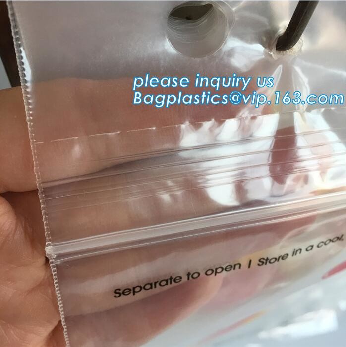 LDPE PP zipper or slider custom print plastic deli saddle bag, PE Saddle Deli Bag,Slider saddle bag, Deli Saddle Bag wit