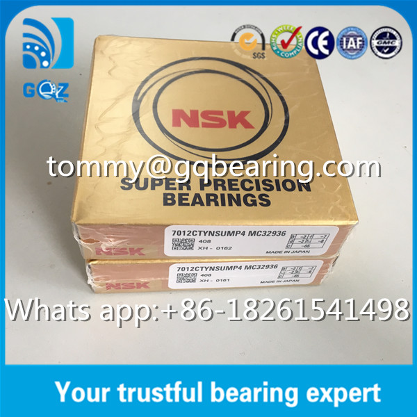 P4 Precision NSK Super Precision Bearings Angular Contact 7012CTYNSUMP4