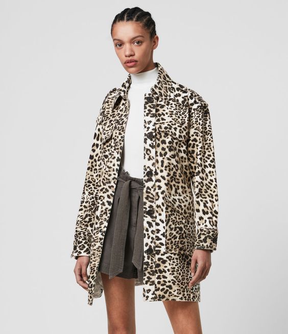 Leopard Dot Printed 180cm Rib Stretch Knitted Fabric Polyester Cotton Dress Fabric