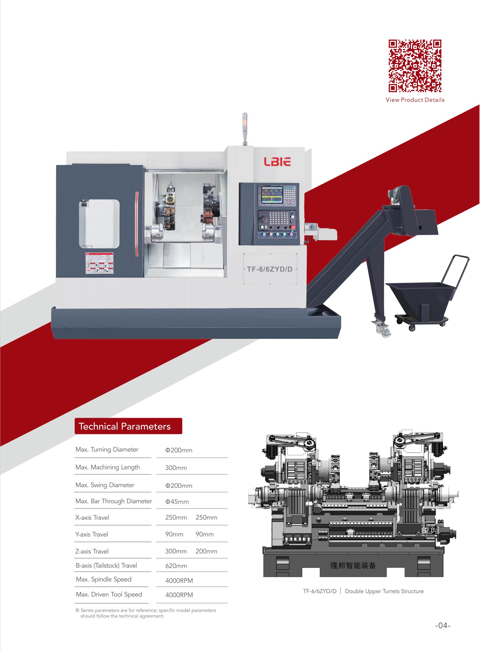 4 Axis Dual Spindle Metal Lathe Machine Lathe And Milling Machine