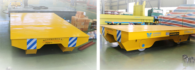 Material Rail Transfer Cart Towed Type Railroad Heavy Transporter Cross the Bay