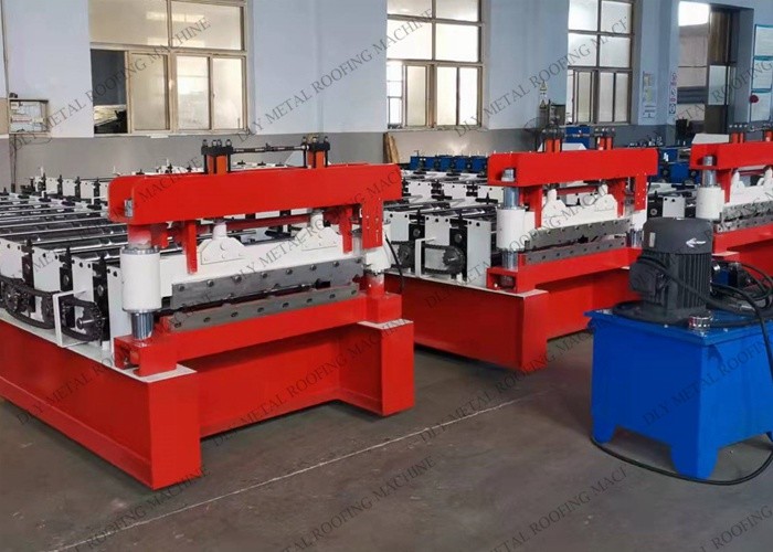Mitsubishi 0.3mm Trapezoidal Sheet Roll Forming Machine 380v60hz