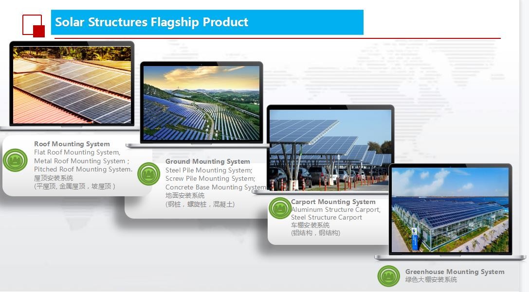 Hot dipped galvanized stainless steel solar pv mounting systems solar power parking lot solar bracket