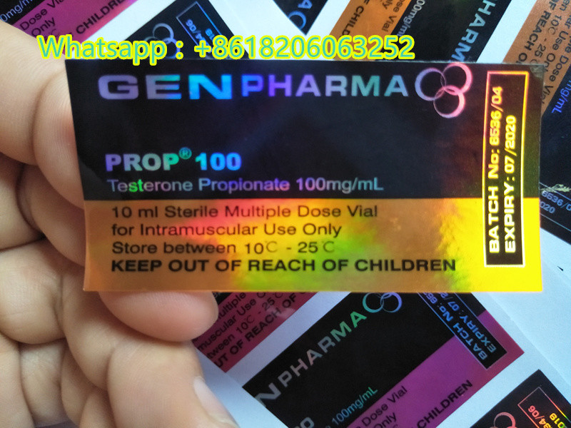 10ml Vial Hologram Sticker Labels / Medicine Bottle Label Laser Printing