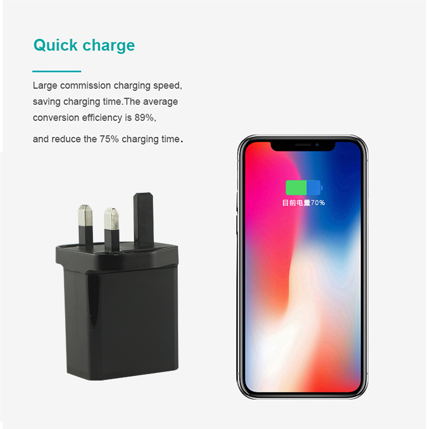 45W Type-C UK Usb Wall Charger 65W 30W Pcba Fast Gan Travel Charger Australia