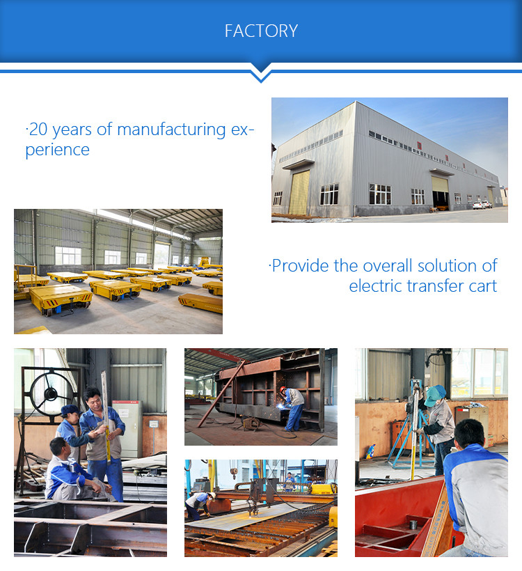 Push Button Pendant Control 20 Tons Material Transfer Cart
