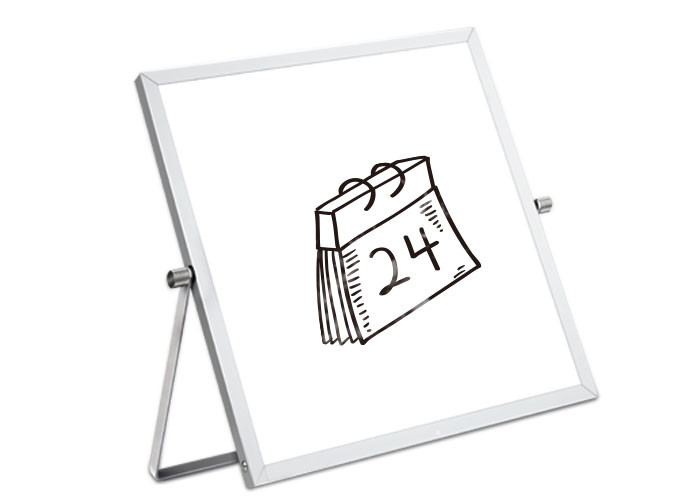 School Office Dry Erase Whiteboard , Portable Desktop Dry Erase Board