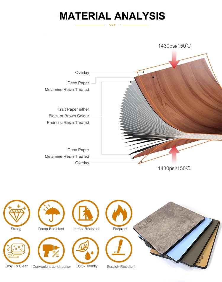 Luxury Fireproof Synthetic Solid Wood Oak Wainscot Indoor Hpl Wall Panel / Cladding Decoration For Hospital