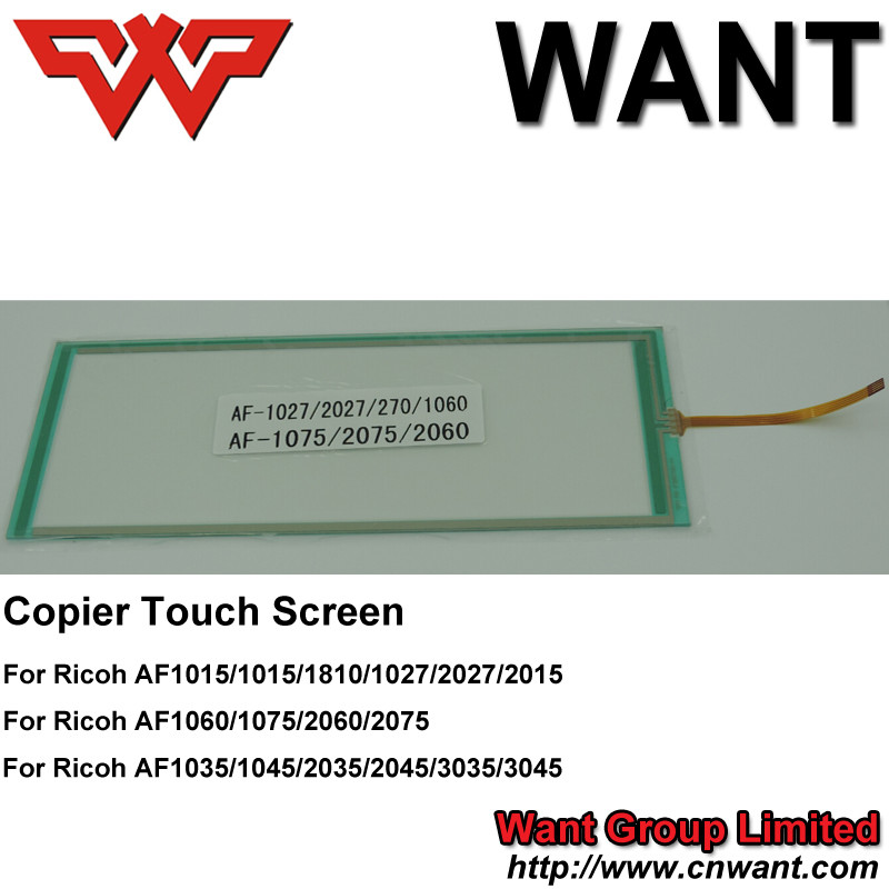 Copier spare parts wholesaler for Ricoh Aficio 1027 AF1023 AF1035 AF1045 Touch Panel Touch screen with High Quality