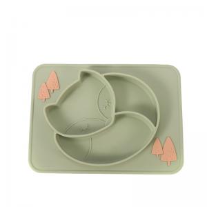 China Non Toxic Toddler Silicone Plates For Kids Safe And Durable Material on sale