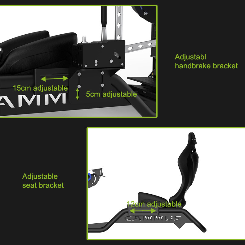 Cammus Direct Drive Sim Car Game Simulator With Adjustable Pedal