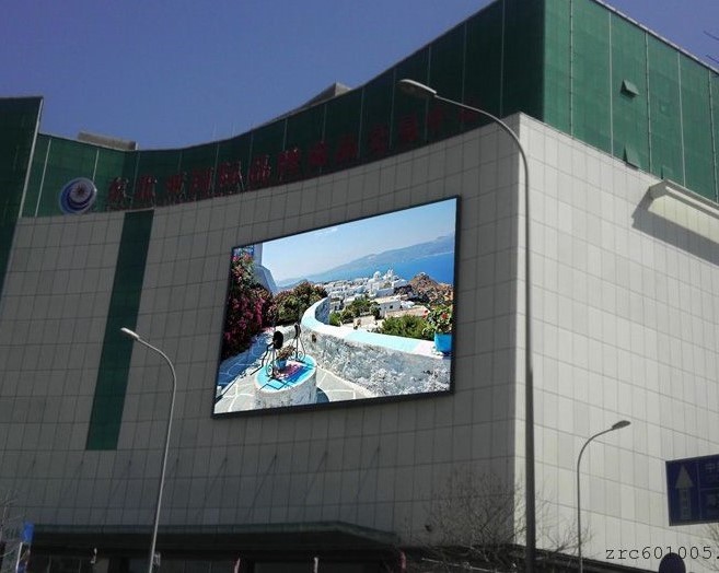 Energy Saving 7000nits P10 Large Outdoor LED Screen 1mx1m Aluminum Cabinet