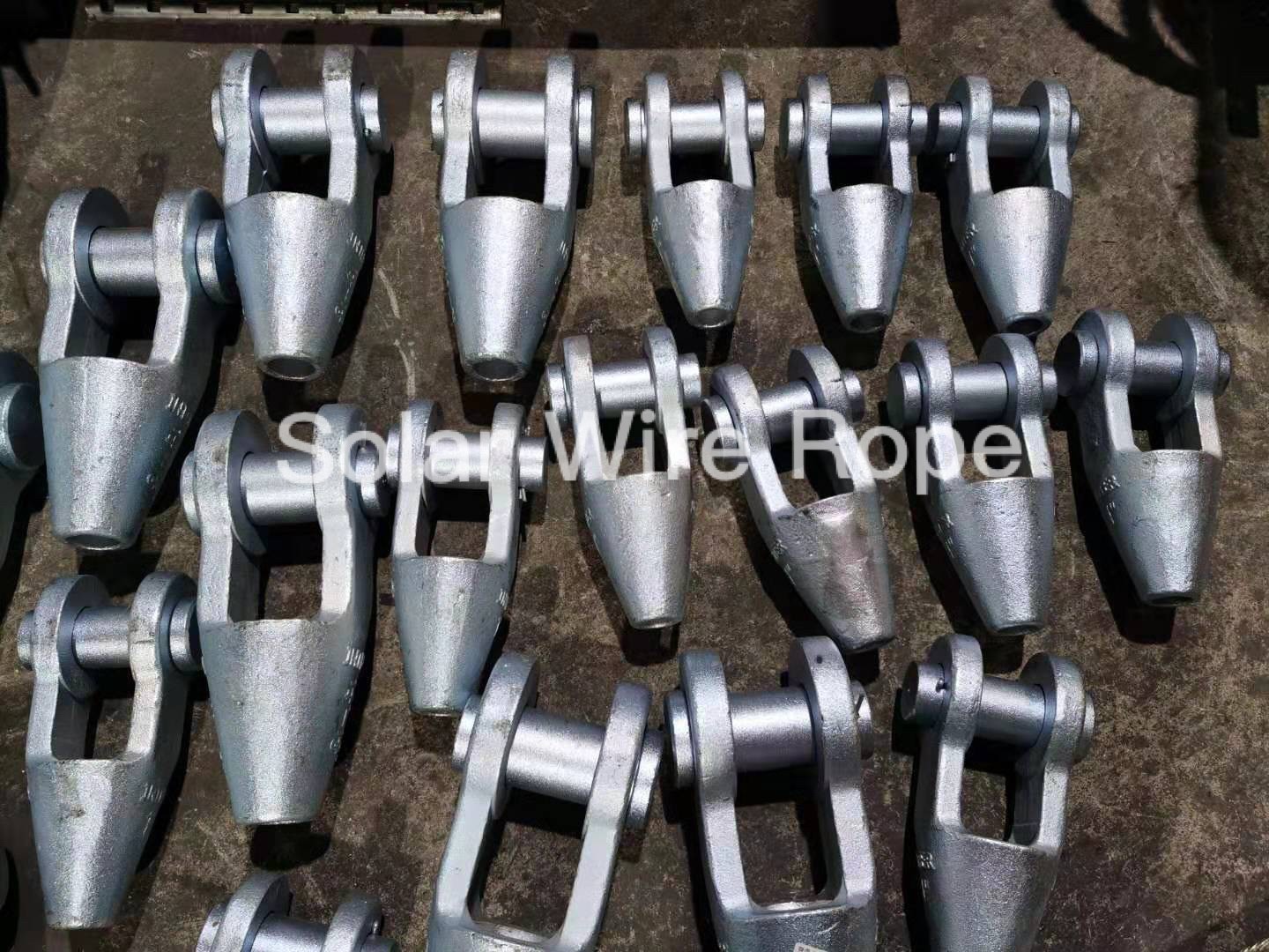 Open Spelter Sockets US Standard Open Spelter Sockets US Standard Big Size Galvanized Wire Rope Fittings