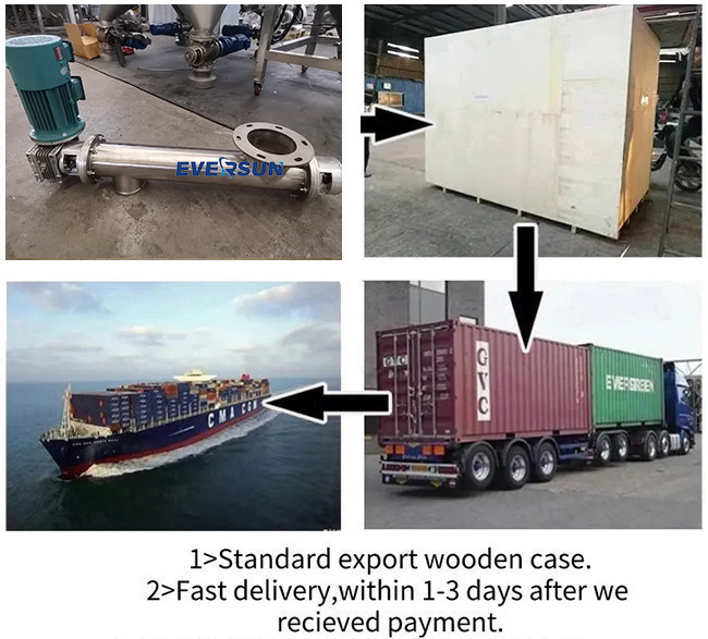 1-70m Cement Powder Transfer Screw Conveyor Auger Feeder For Chemical Fertilizer