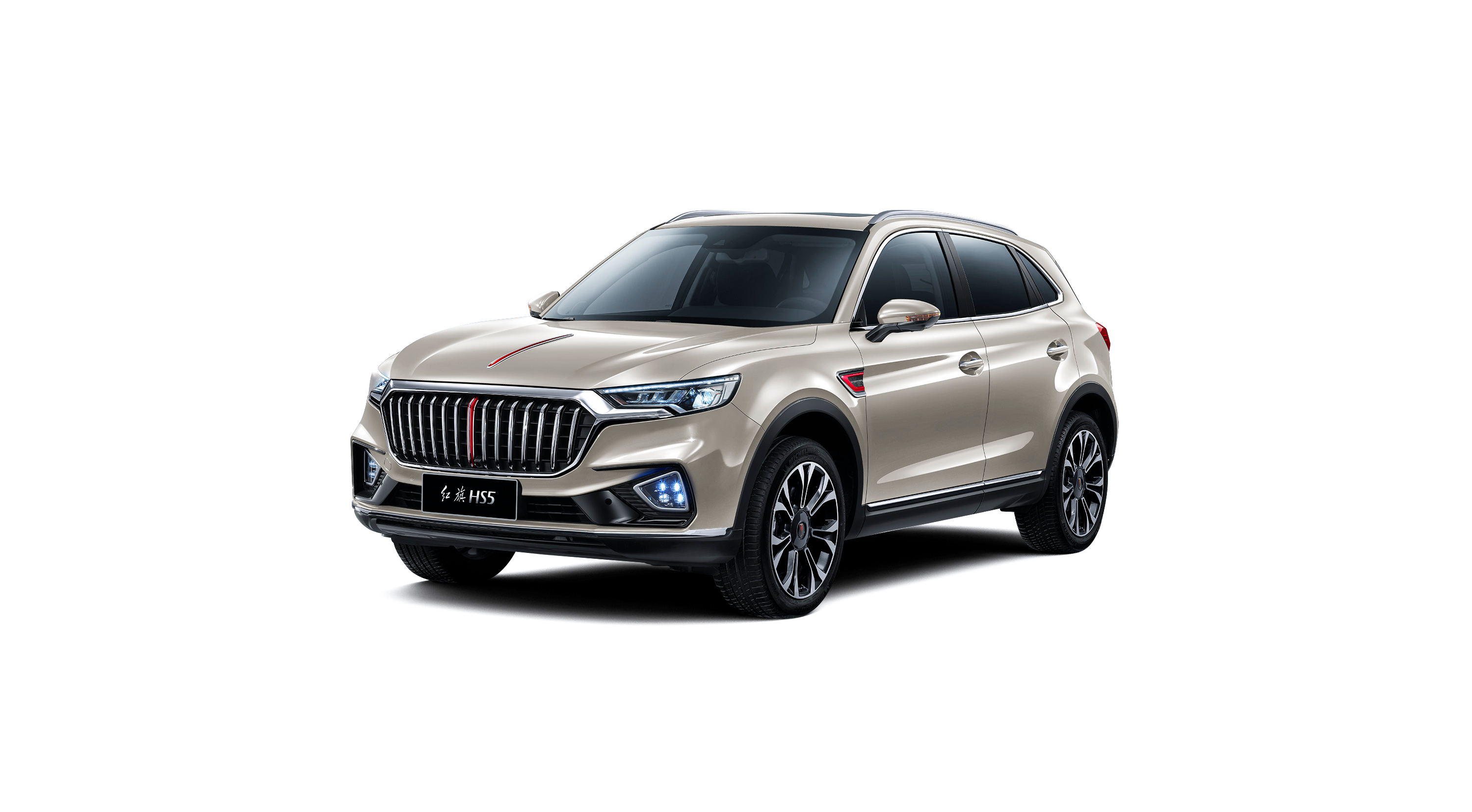 2023 Hongqi HS9 SUV 2.0T 210km/h Fast Speed Gasoline Car 165 KW Engine Battery capacity kWh / Engine KW 165