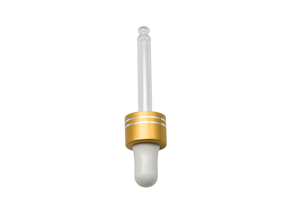 18 410 Aluminum Cosmetic Dropper With Glass Pipette