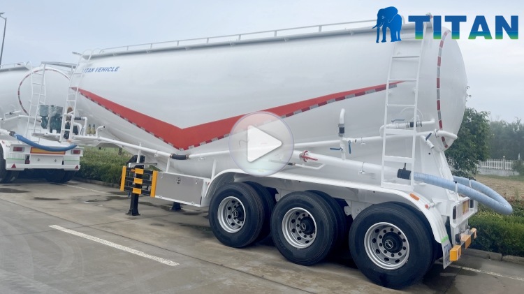 TITAN 3 Axle 40CBM Cement BulkerTtrailer for Sale  Cement Bulker Price