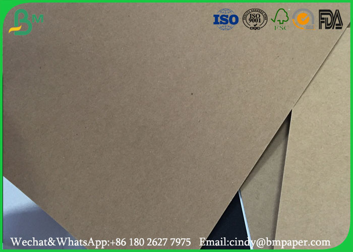 80gsm 120gsm 150gsm Test Liner Paper , Brown Corrugated Paper For Carton Box