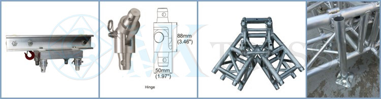 6M High Aluminum Stage Lighting Speaker Box Screw Truss Tower for Sporting Events
