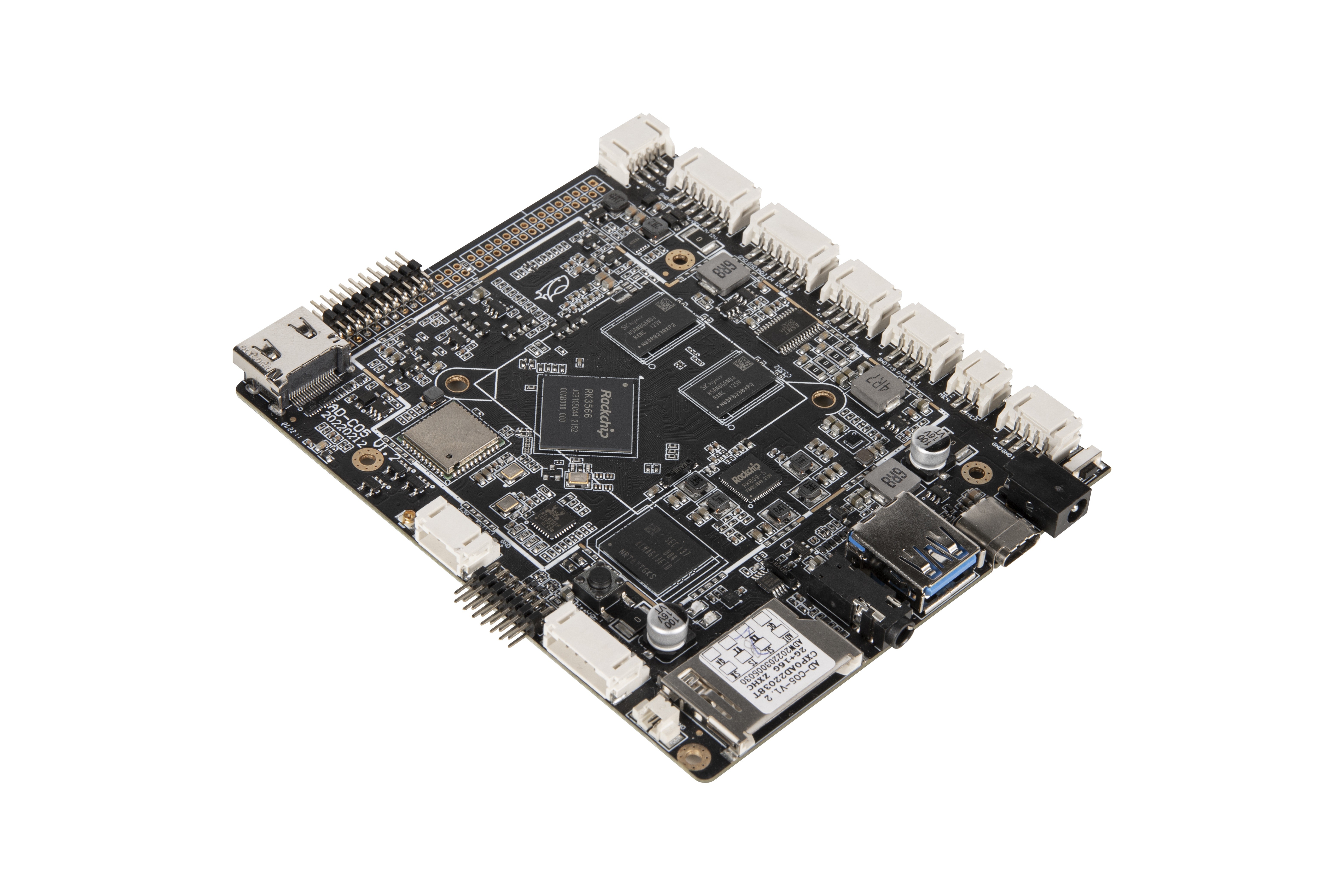 Android OS 12 Network Player RK3566 Board 2+32G USB SD Card LVDS EDP MIPI Optional