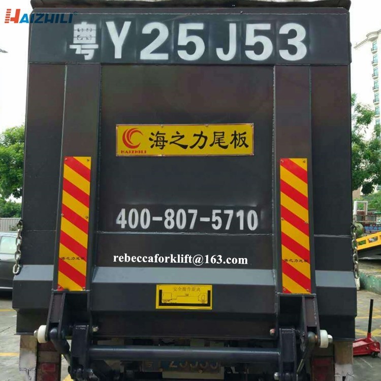 Hot selling excellent quality 1500kg steel/aluminum hydraulic van truck tail lift