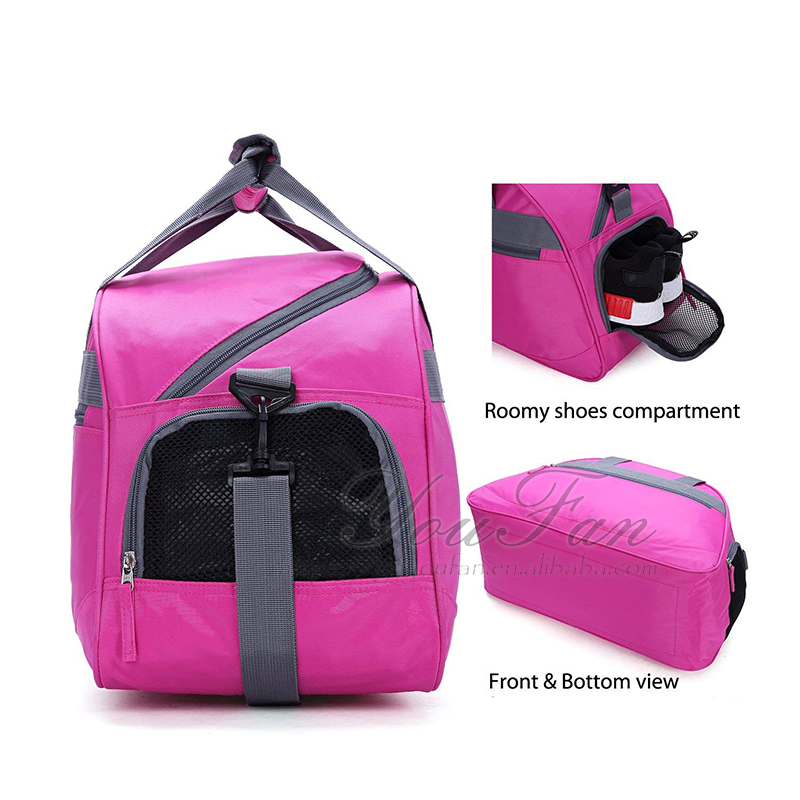 Custom Logo Stylish Gymnastics Duffle Bag High Durability For Ladies