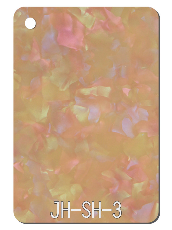 Champagne Color Cast Patterned Perspex Sheets 1840*1040mm High Gloss Plexiglass