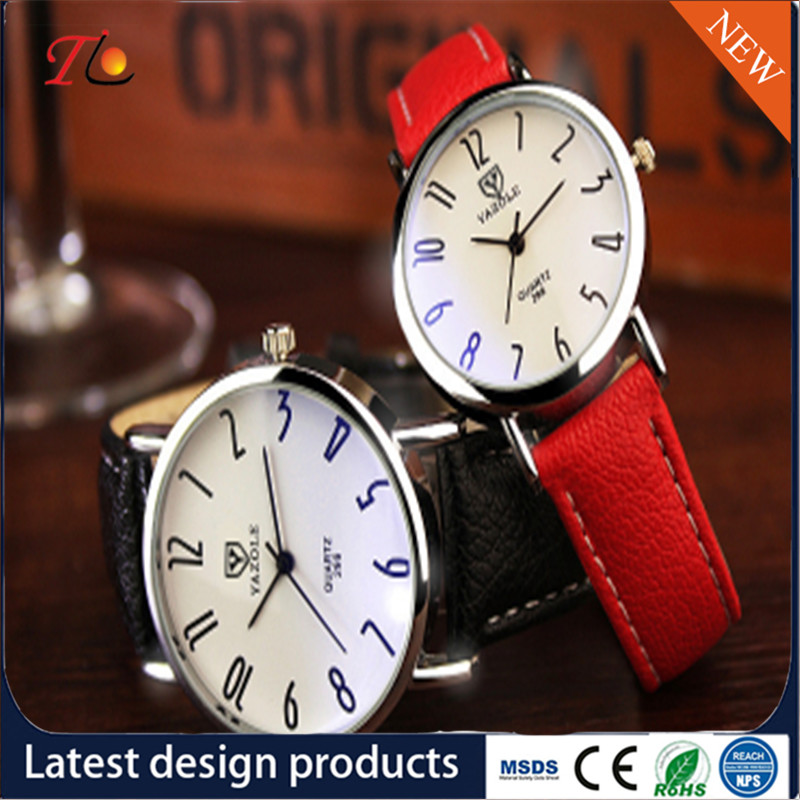 Wholesale PU Watch Round Dial Alloy Case Quartz Watch Fashion Watch Concise Style PU Strap Elegant Style