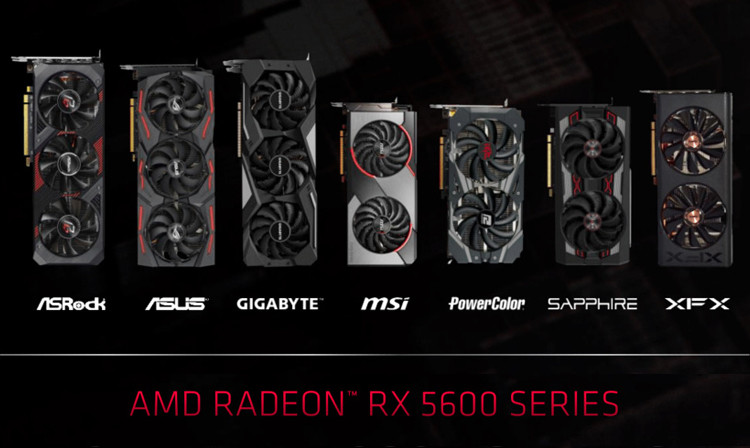 Memory Interface 192 Bit 5600 Graphics Card AMD Radeon RX 5600 Series