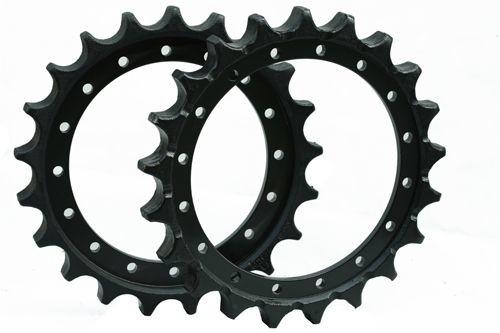 Aftermarket Undercarriage Excavator Spare Parts Sprocket Wheel Yellow / Black