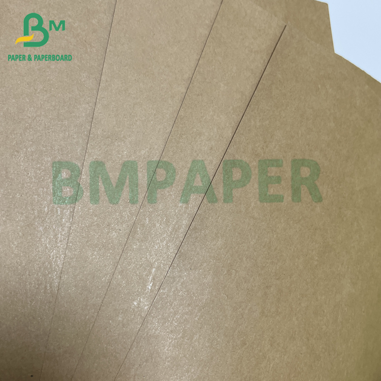 Fast Food Packing Brown Kraft 270gsm Greaseproof  PE Coated Paper