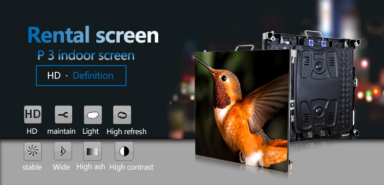 inet P3.91 P4 P5 die casting aluminum led display cabinet