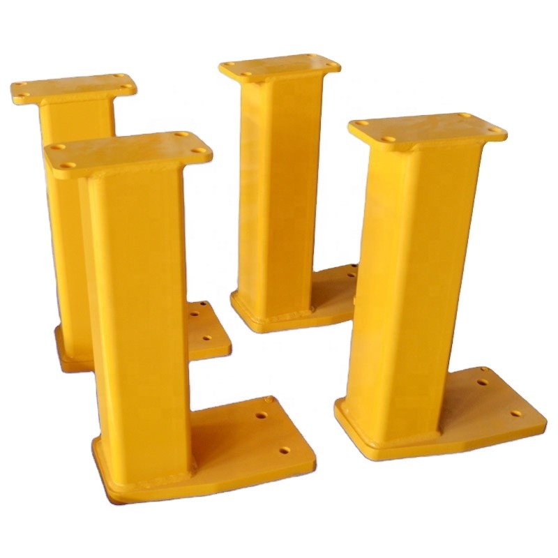 Powder Coated Metal Post Base for Composite Decking Polished Aluminum Construction