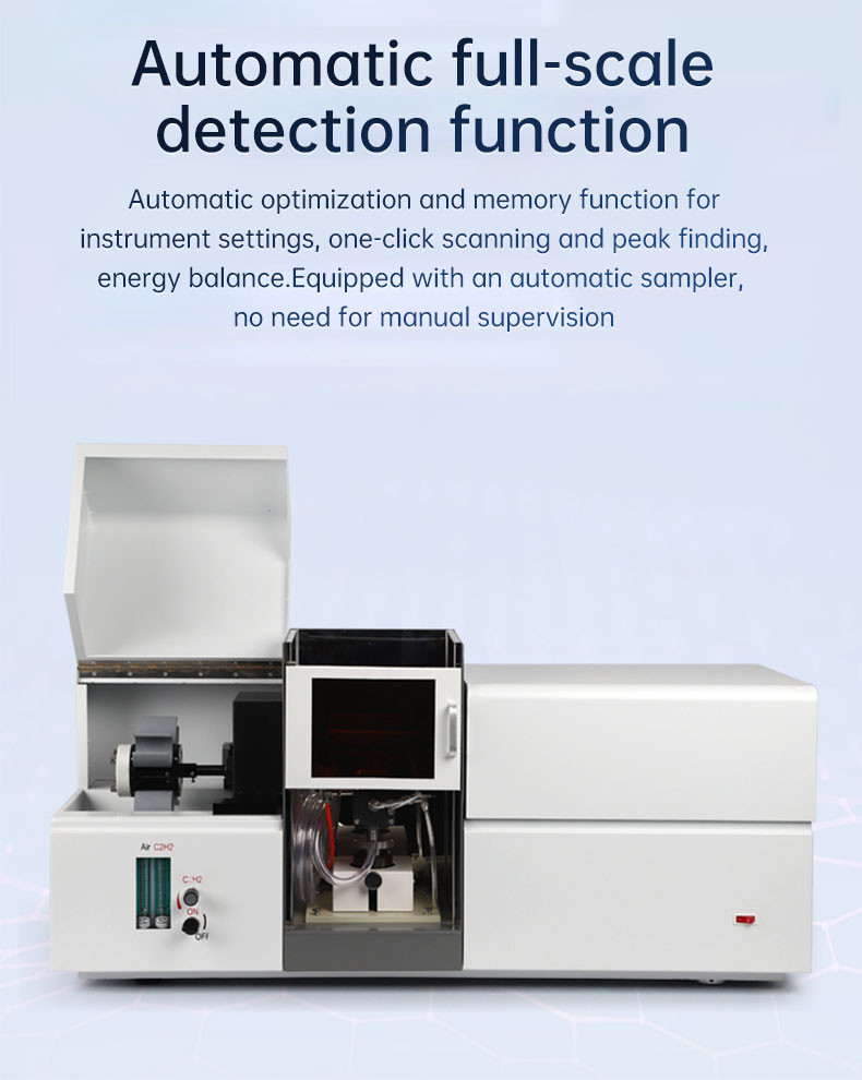 Flame-Graphite Furnace AAS BXT-AAS6H Atomic Absorption Spectrometer Spectrophotometer Mineral Metal Composition Analyzer Tester System