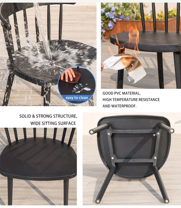 Ergonomic Elegant Nordic Dining Chair PP Plastic Stackable With Non Slip Feet
