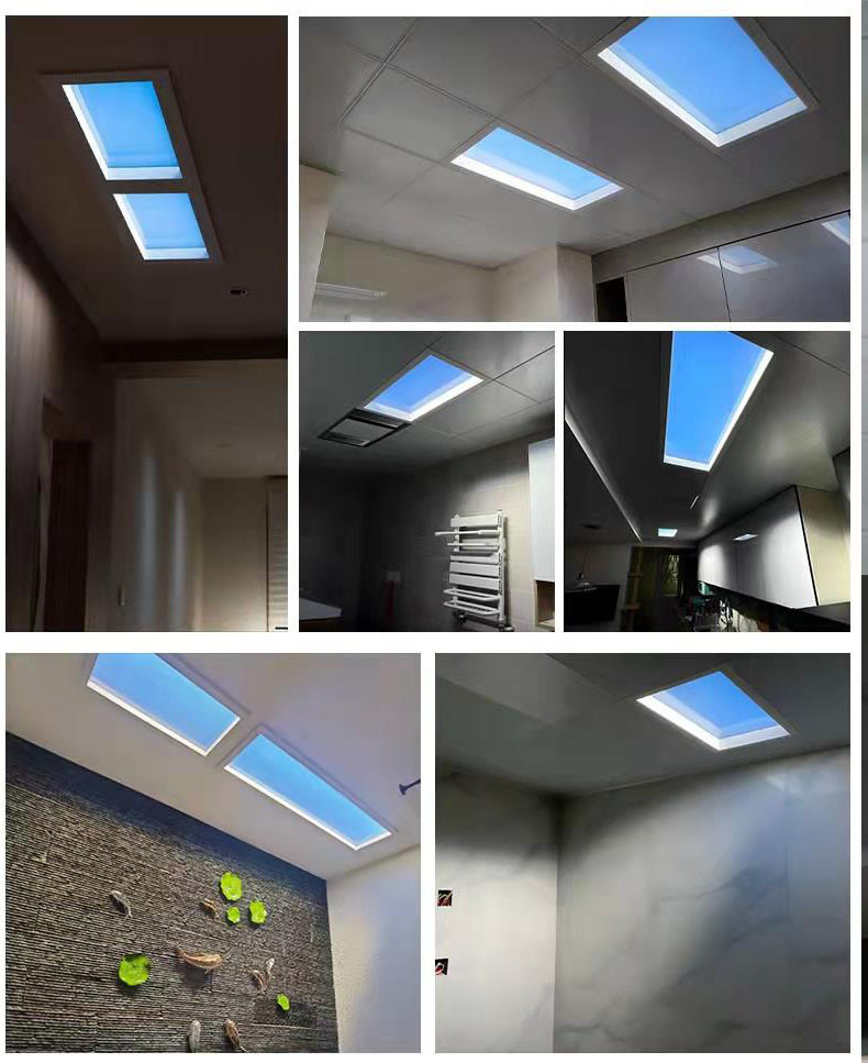 Color Temperature 2100-7500K Premium LED Skylight Panel with Advanced Features: Easy Installation, Long Lifespan, and Adjustable Brightness for