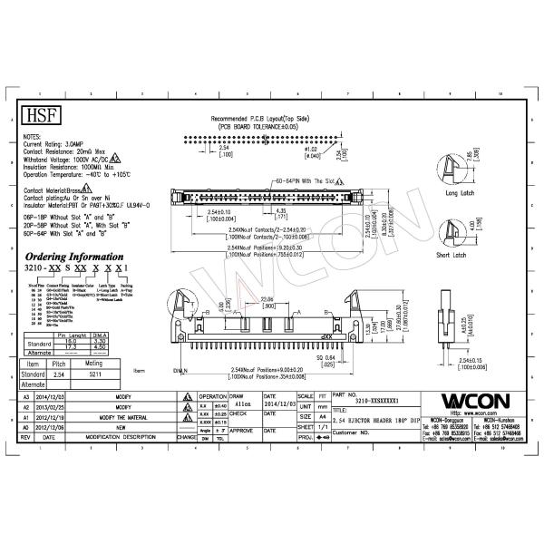 Long Latch 2.54mm Pitch Eigctor Header Straight PBT Black Gold Flash