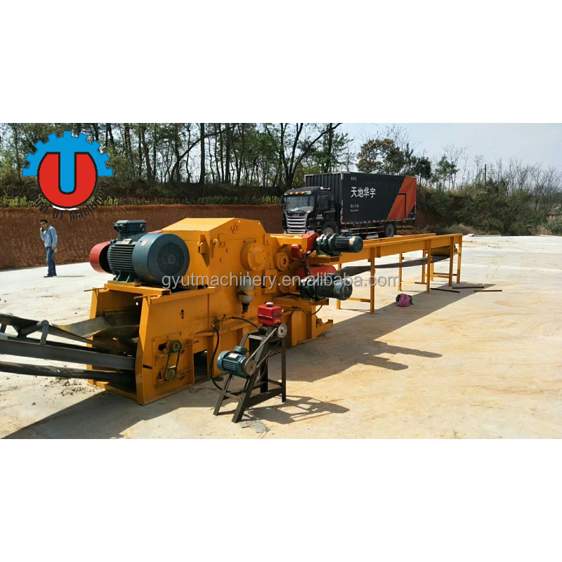 Wood Chipper Making Machine for Composting 2024 Professional Mobile Crusher Shredder