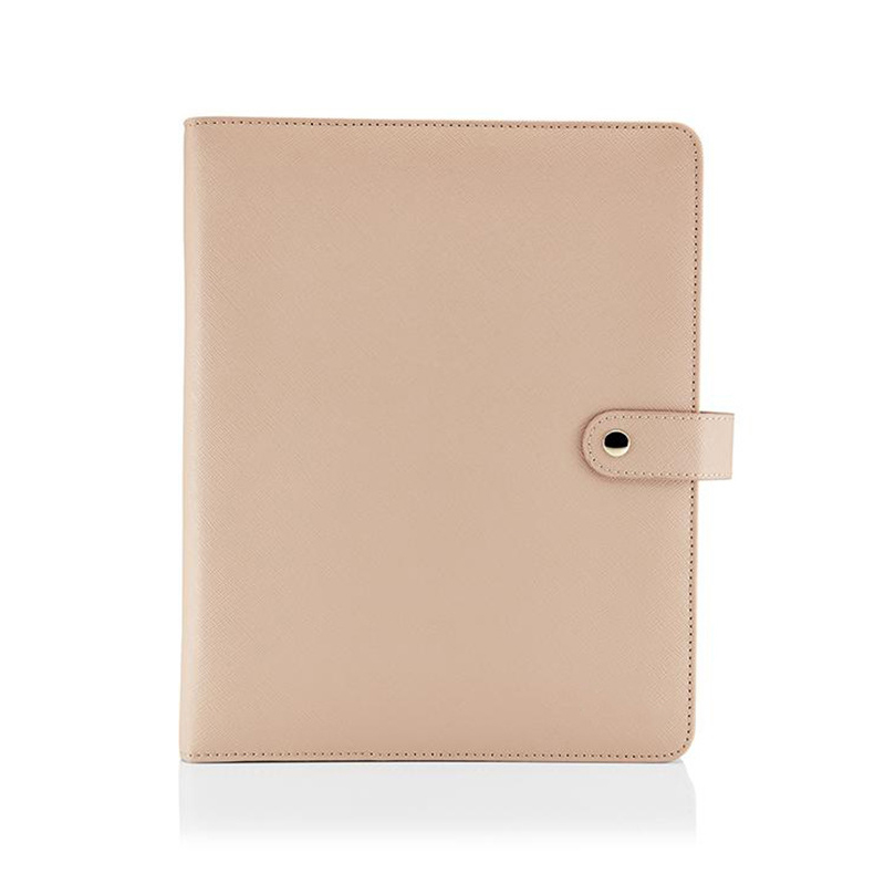 A5 Binder Notebook Pocket File Notebook Folio Business Leather Portfolio