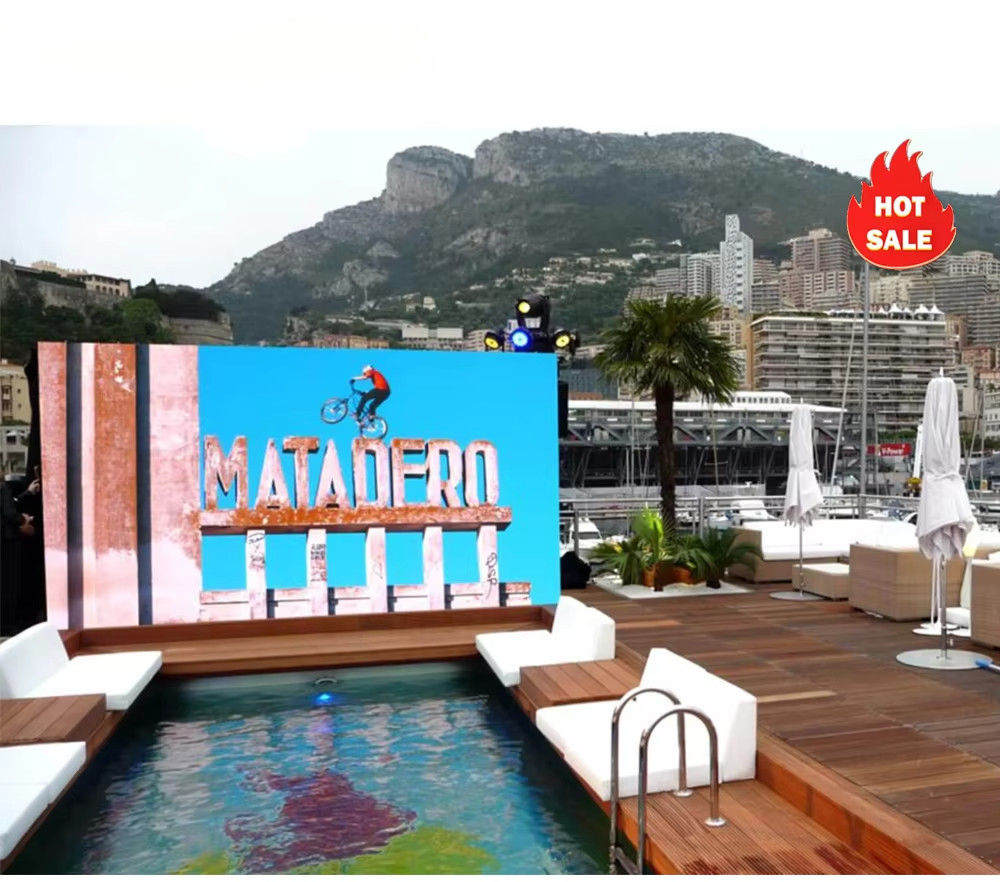 Outdoor Led Display Panels P6.3 Digital Signage Billboard with 3840Hz Refresh Rate