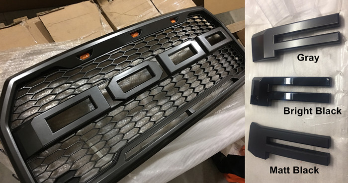 Ford F150 2015 2017 Raptor Style Steel Front Bumper Bar and Front Grille